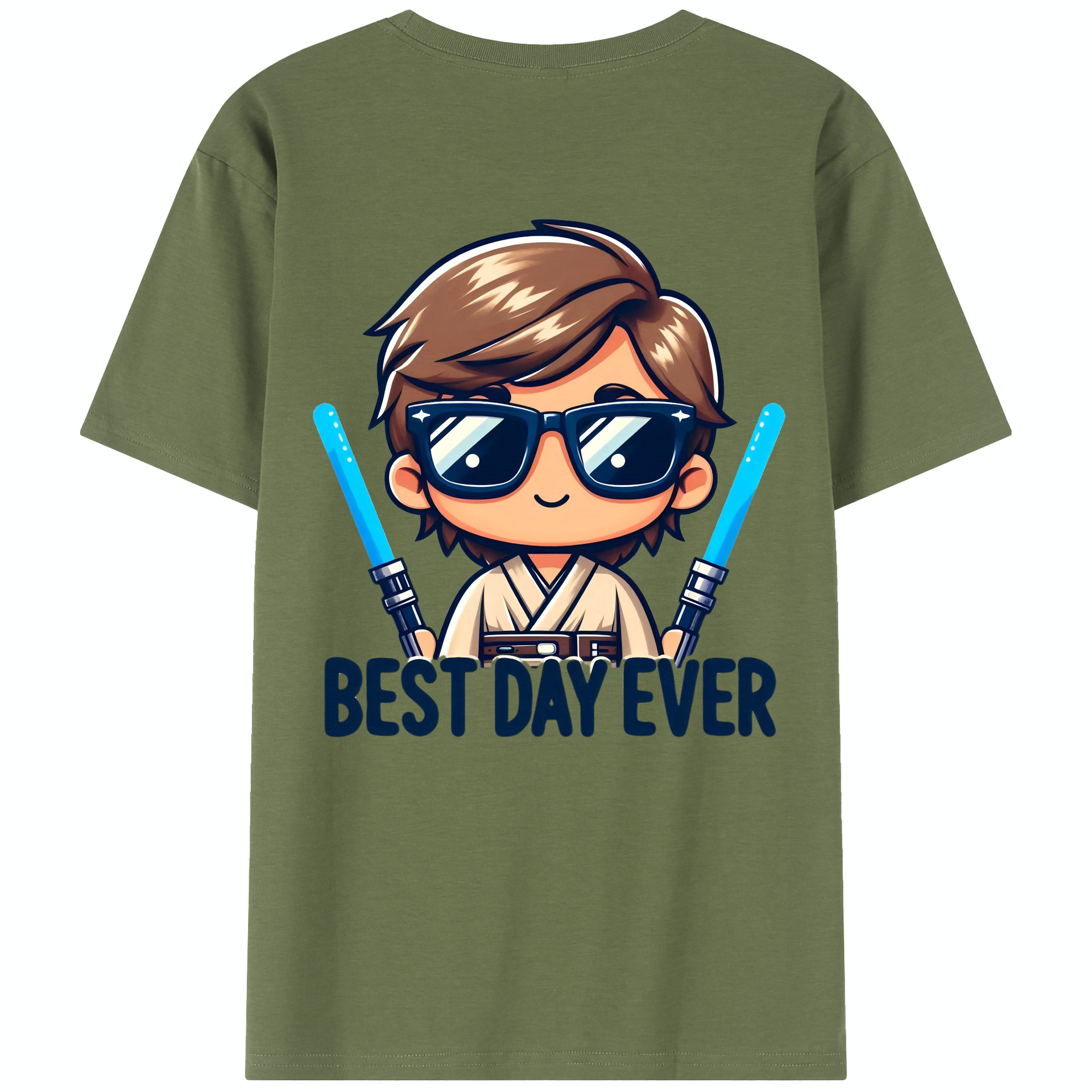 （画像用） スター・ウォーズ Star Wars 綿100％半袖Tシャツ（背面プリント）